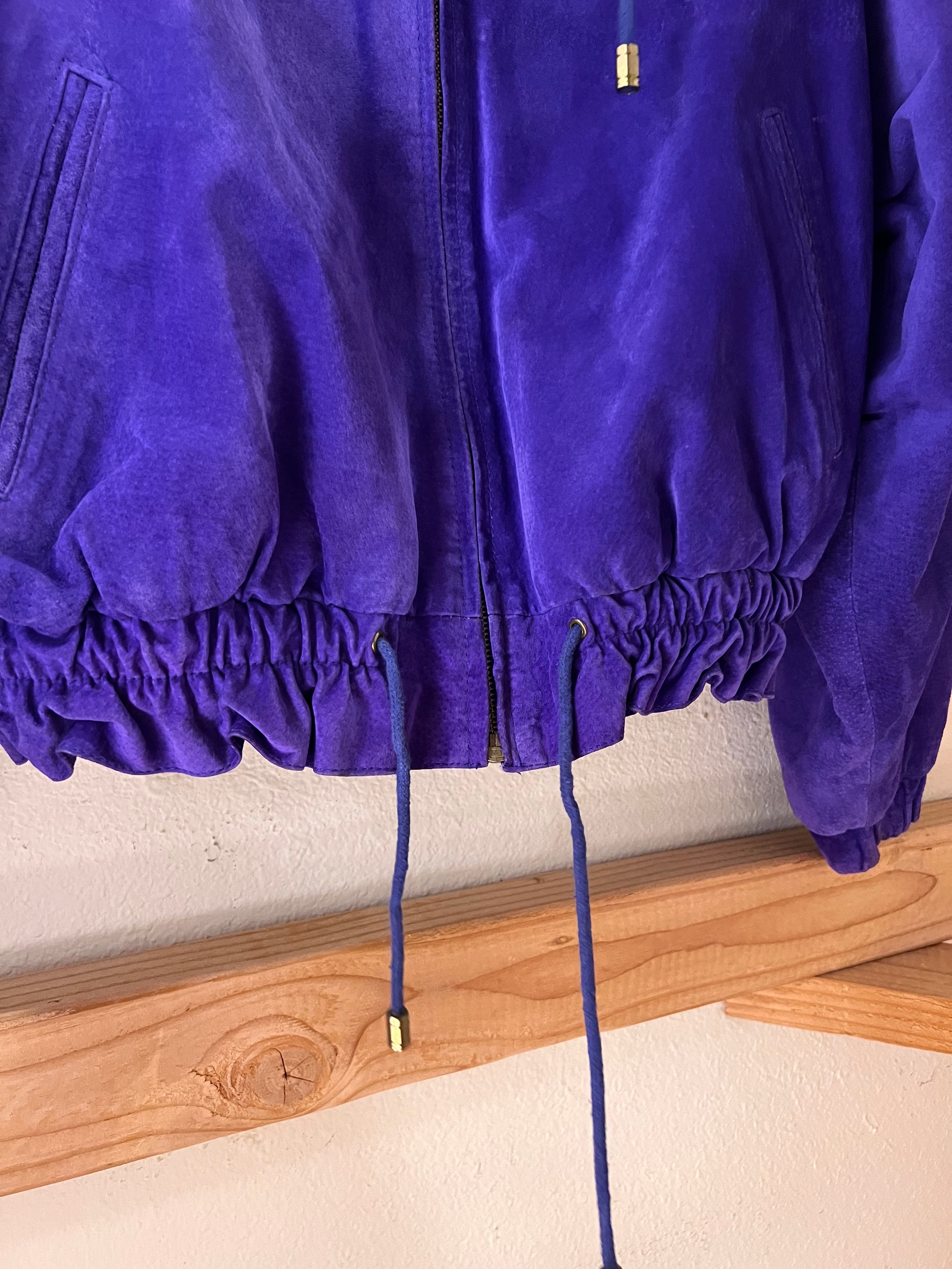Vintage Leather Bomber Jacket