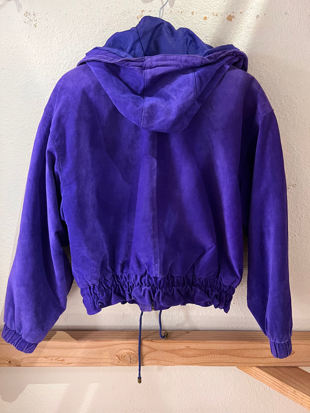 Vintage Leather Bomber Jacket
