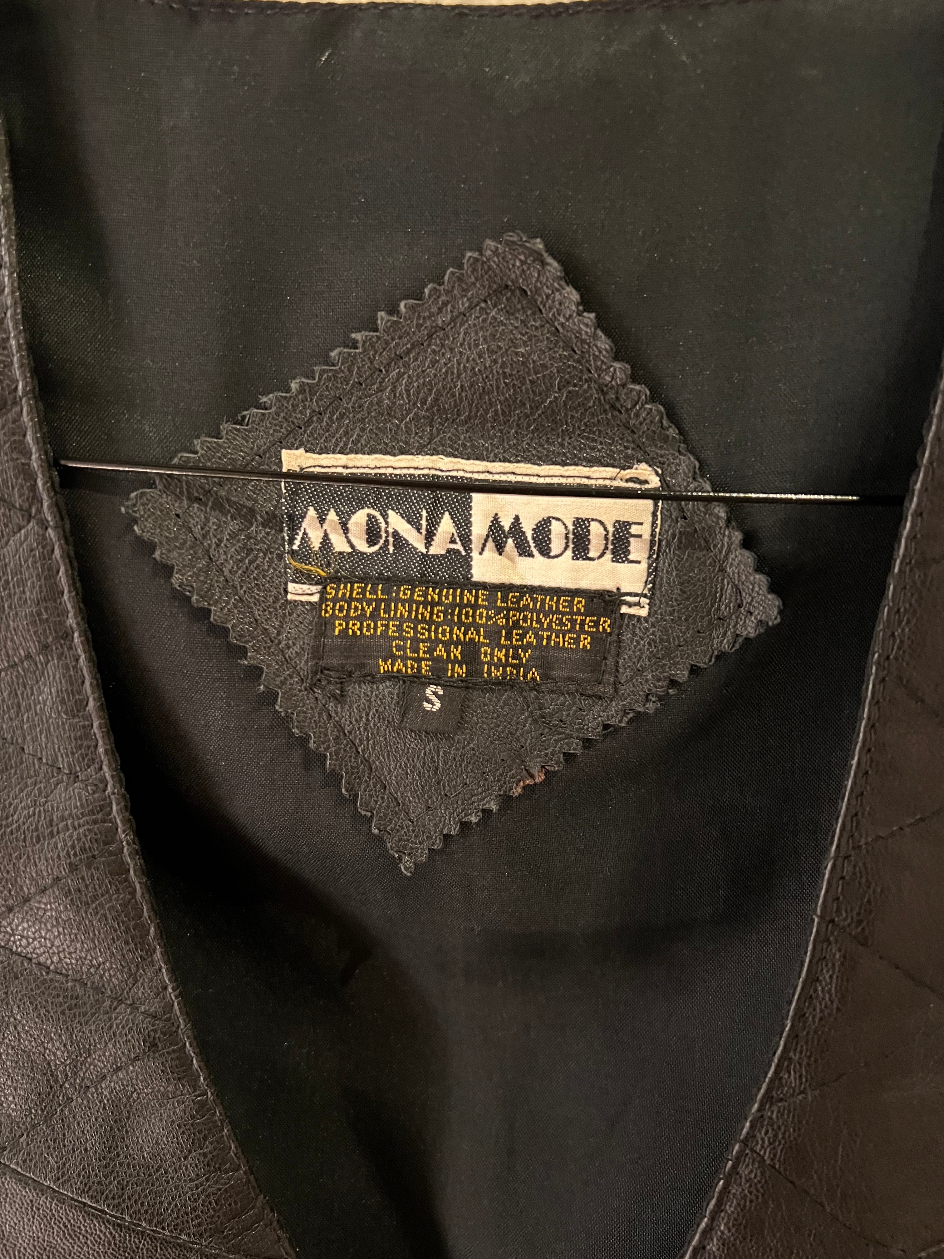 80's Leather Vest