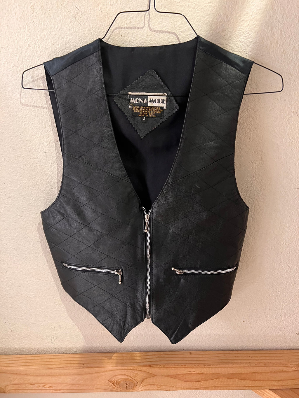 80's Leather Vest