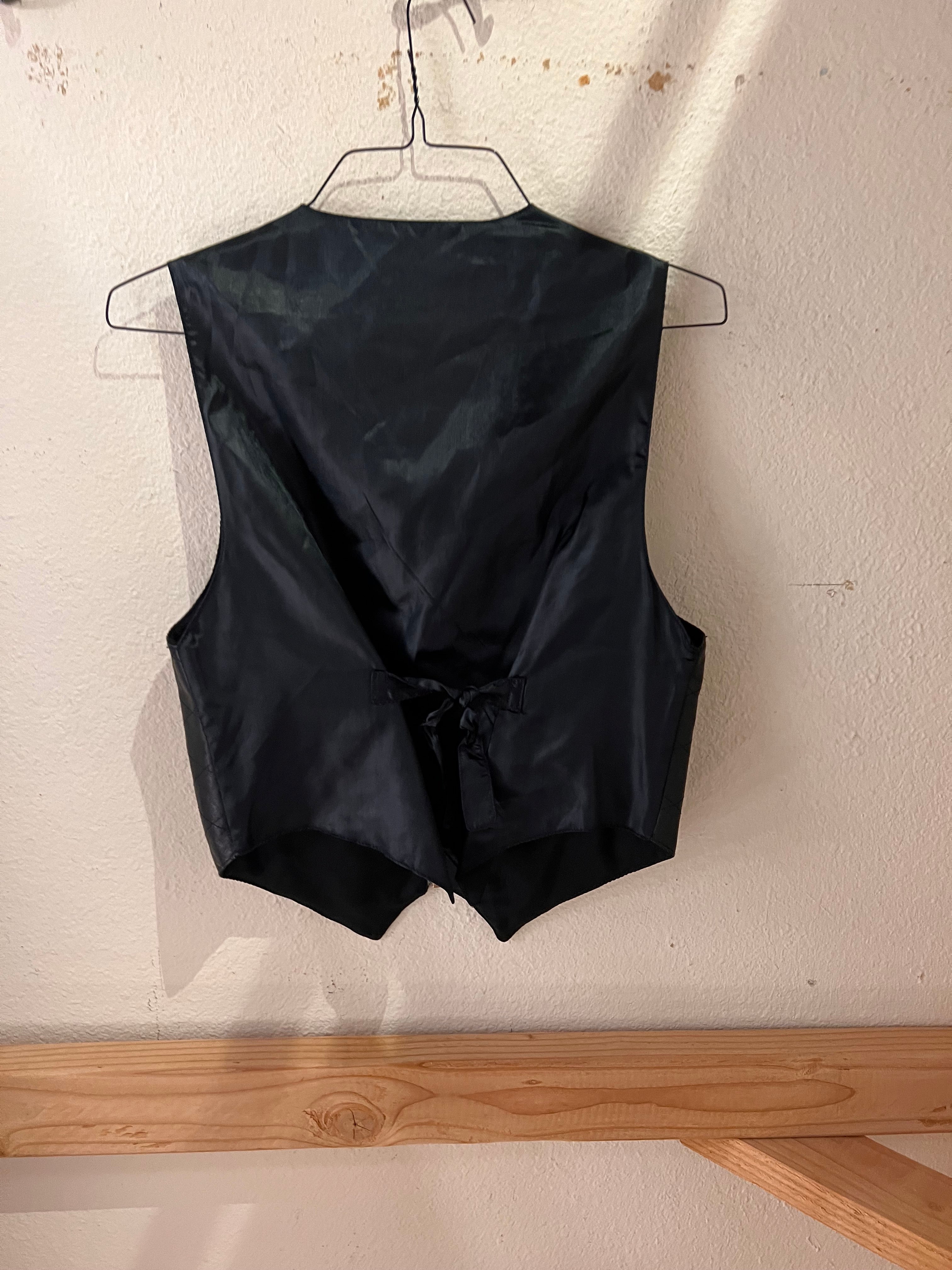 80's Leather Vest
