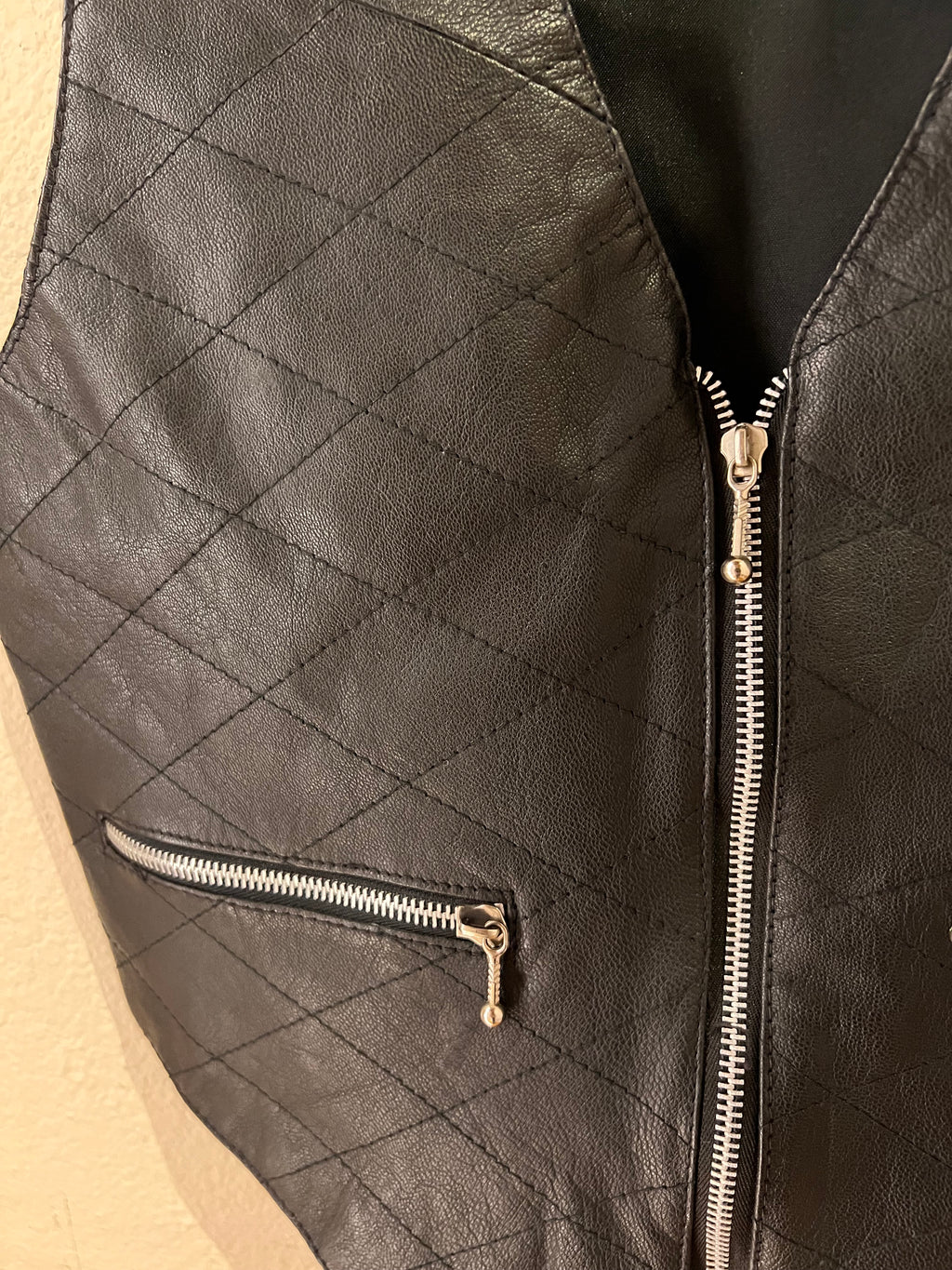 80's Leather Vest