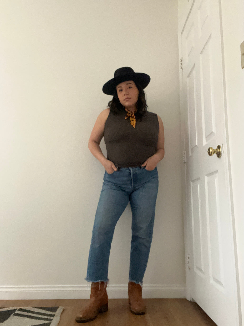 Vintage Eagle Leather Boots