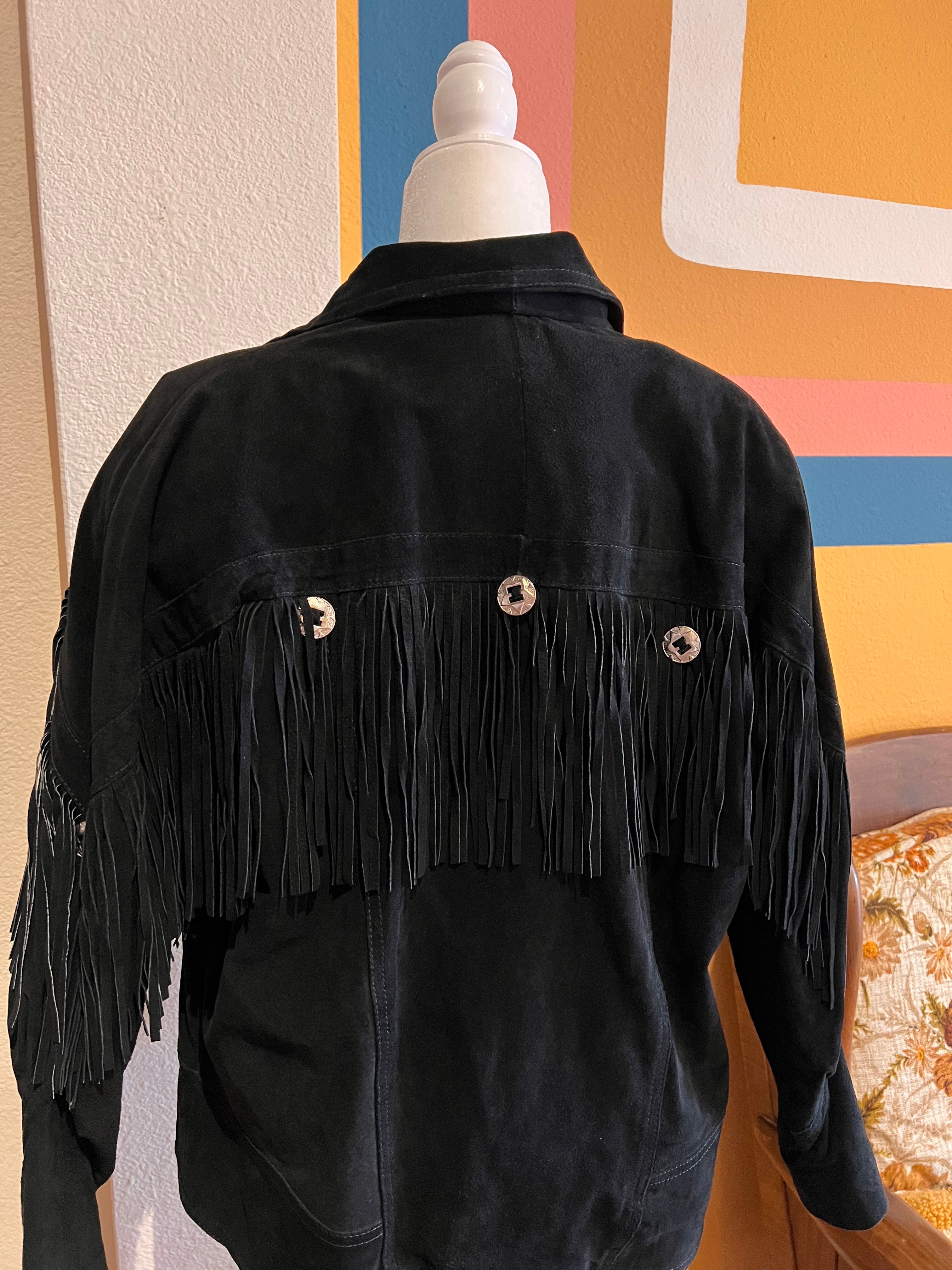 Vintage Fringe Concho Jacket