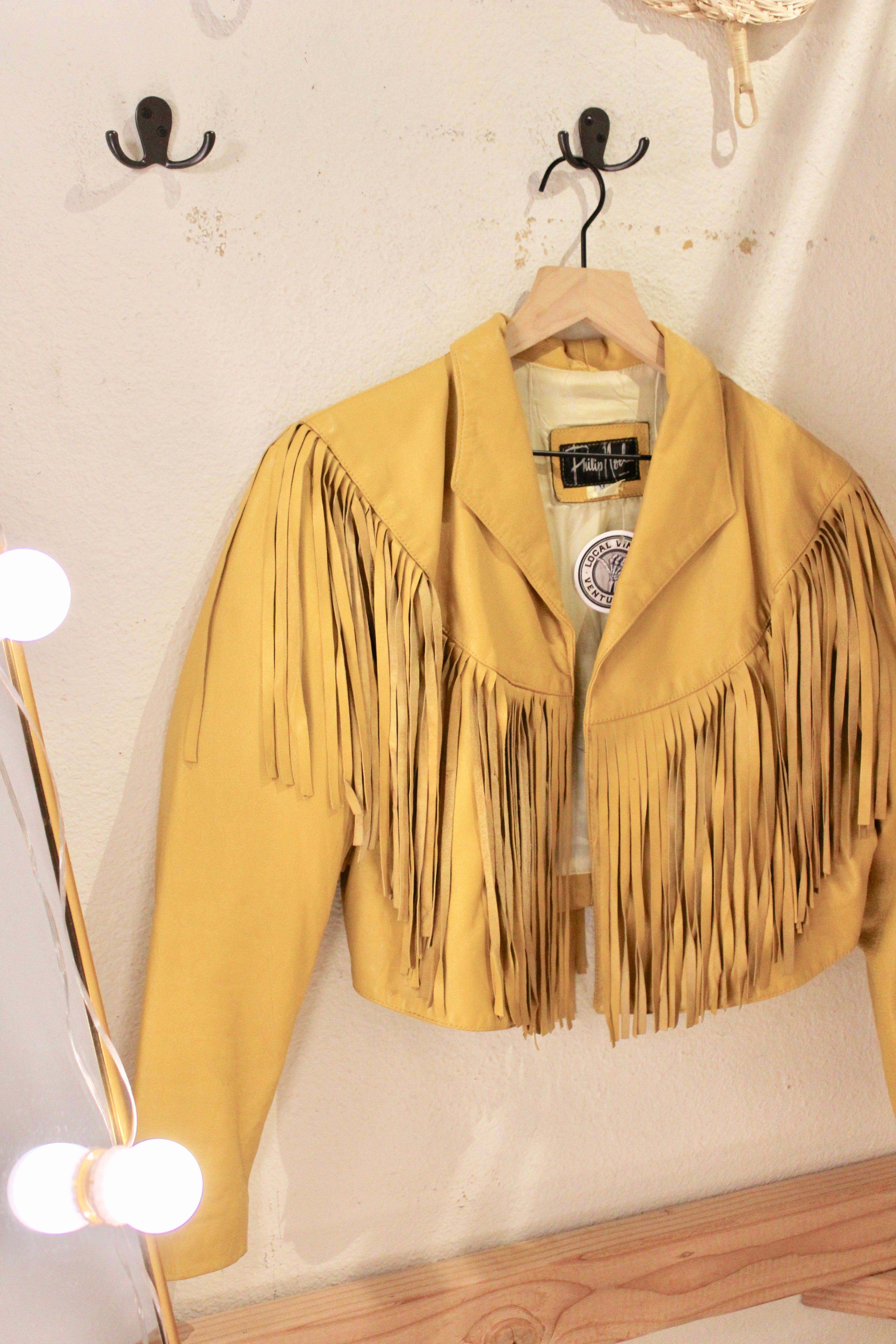Vintage Cropped Leather Jacket