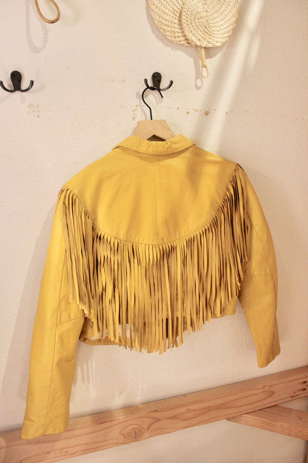 Vintage Cropped Leather Jacket