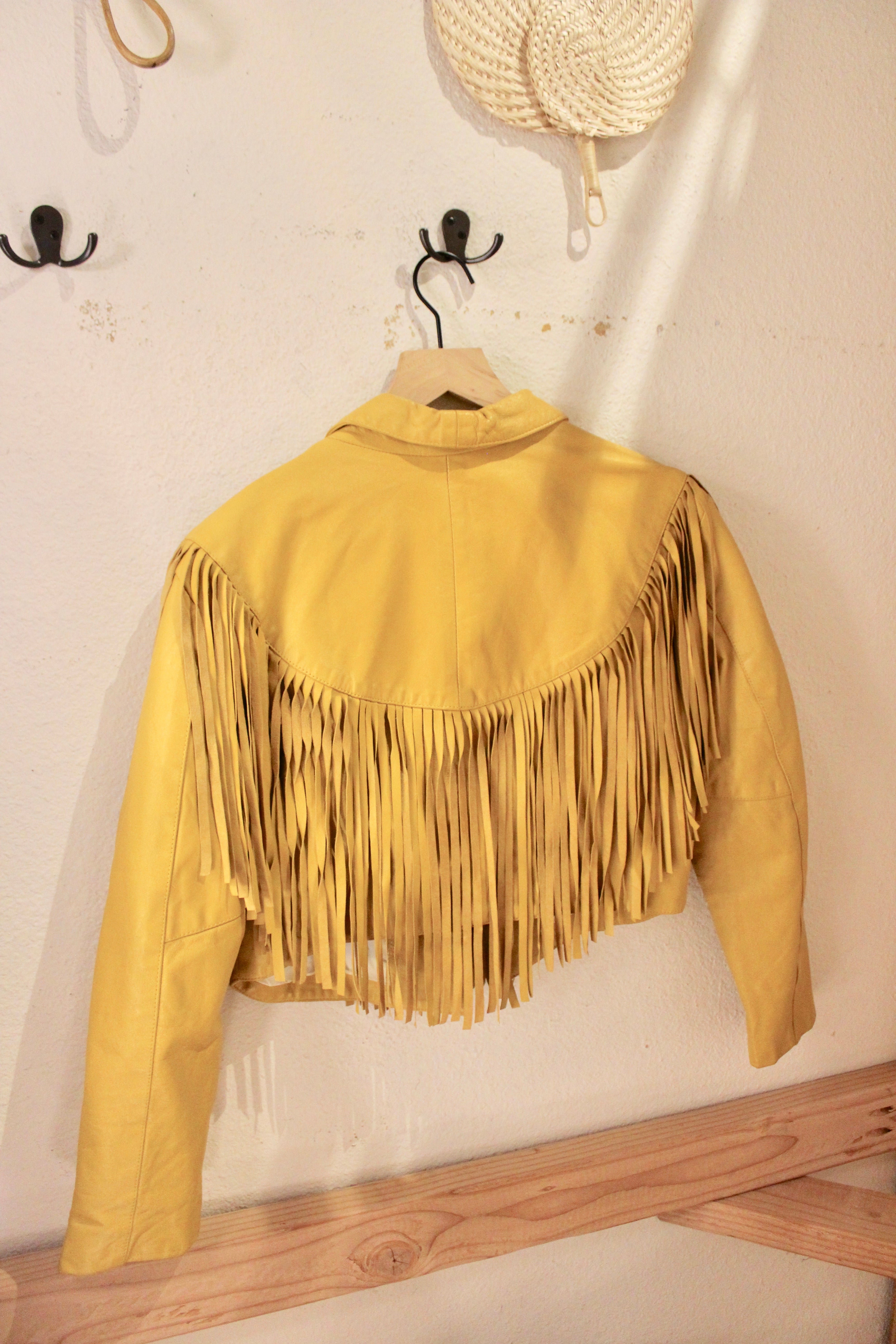 Vintage Cropped Leather Jacket
