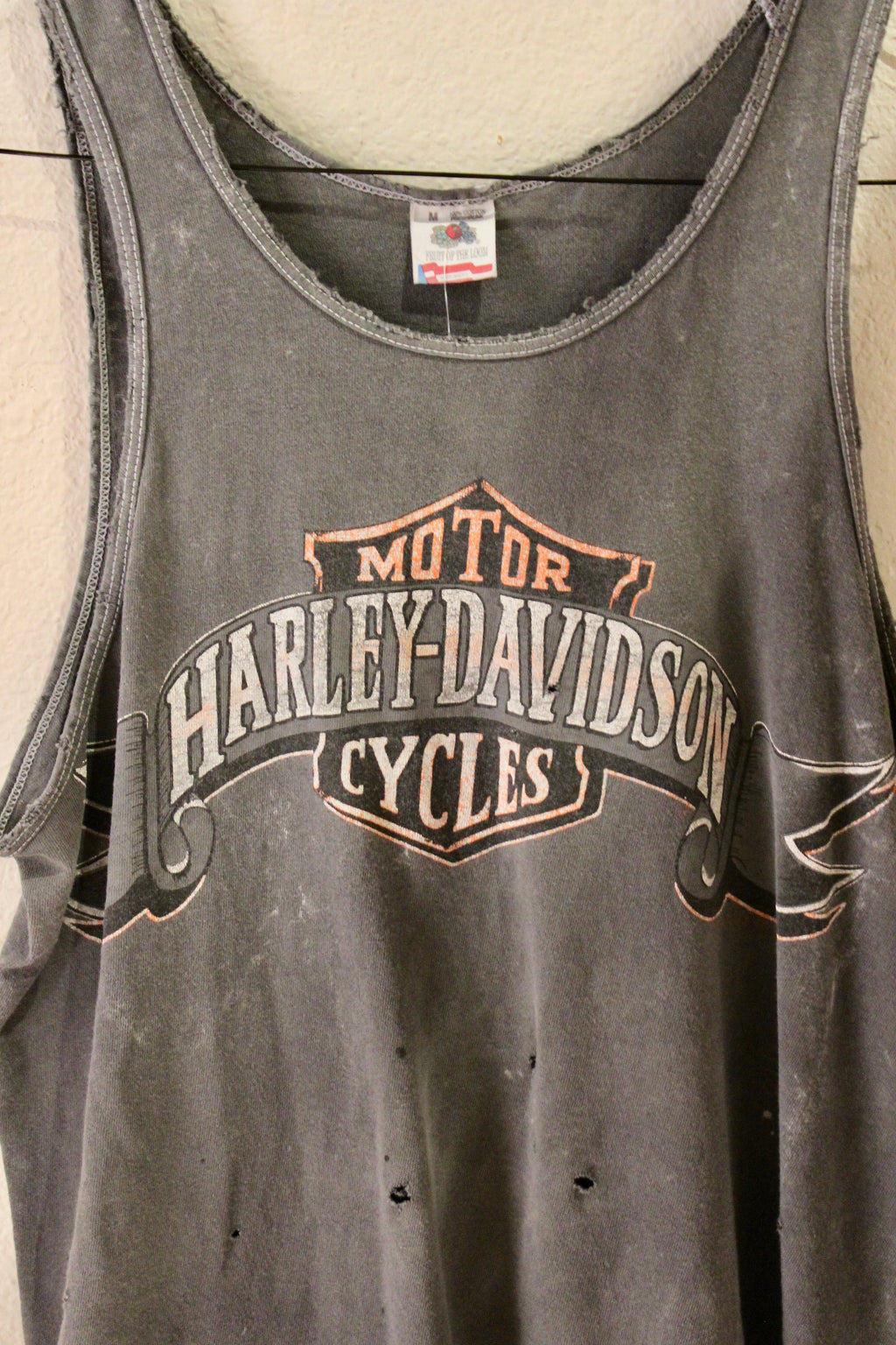 Thrashed Harley Tank
