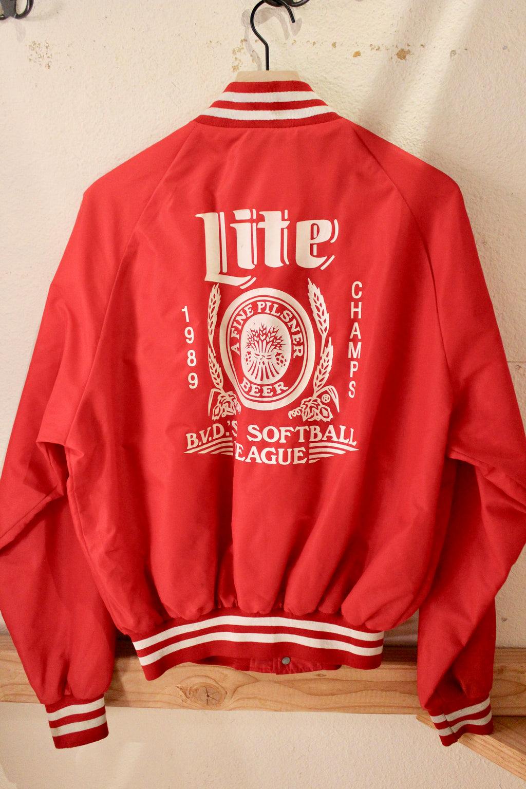 Vintage Miller Lite Bomber Jacket