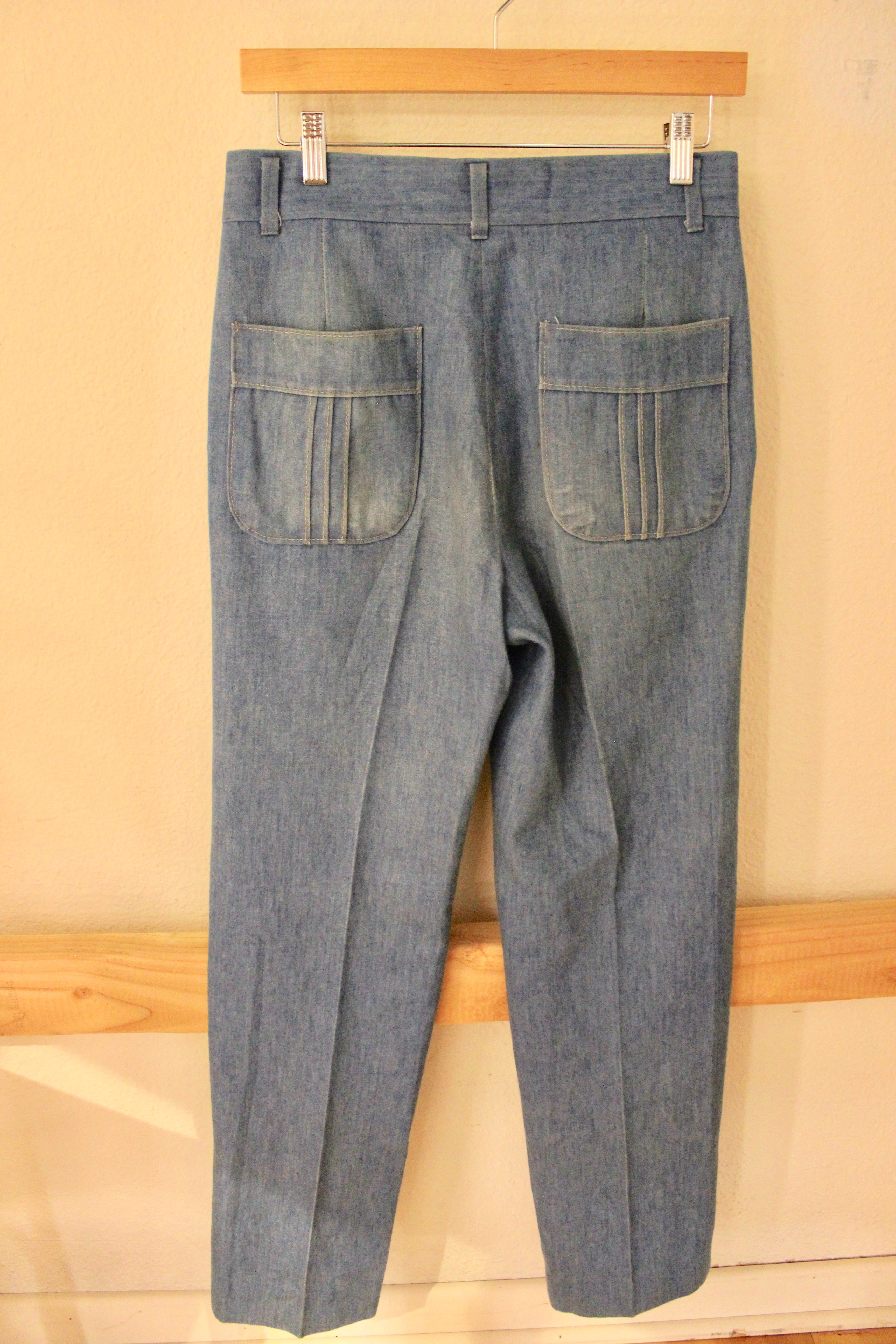 Vintage Denim Sailor Pants