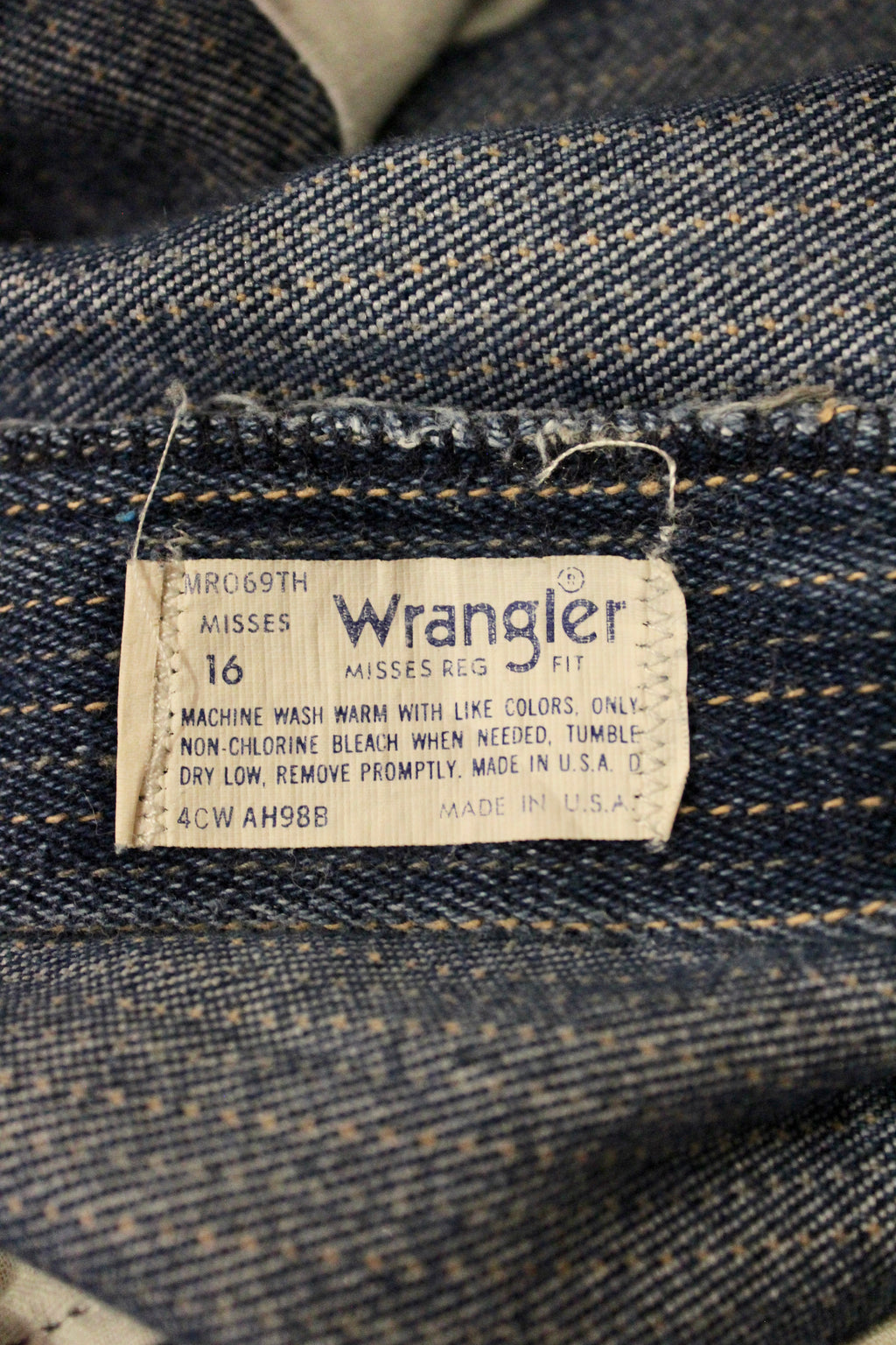 Vintage Pinstripe Wranglers