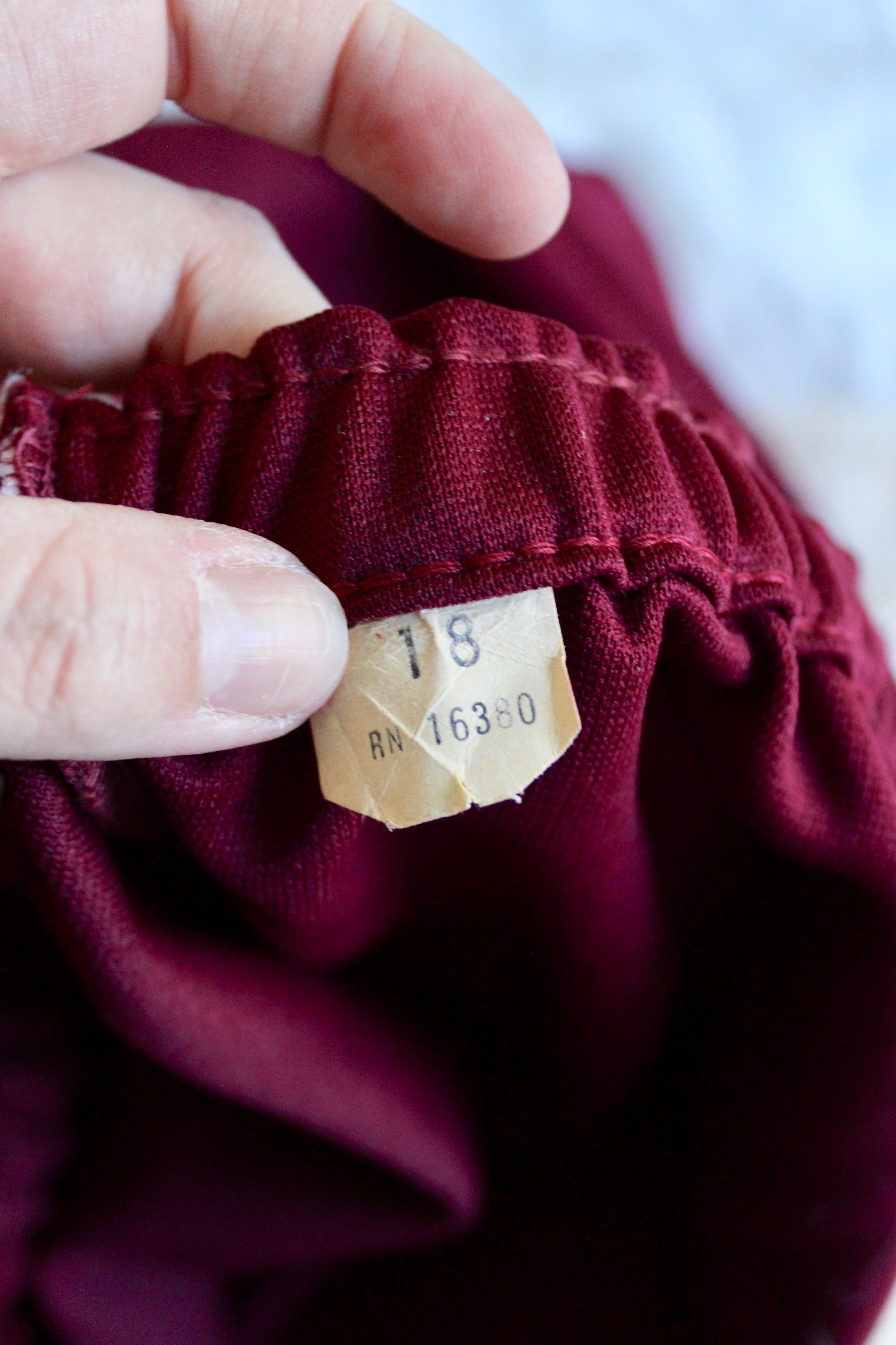 Vintage Maroon Pants