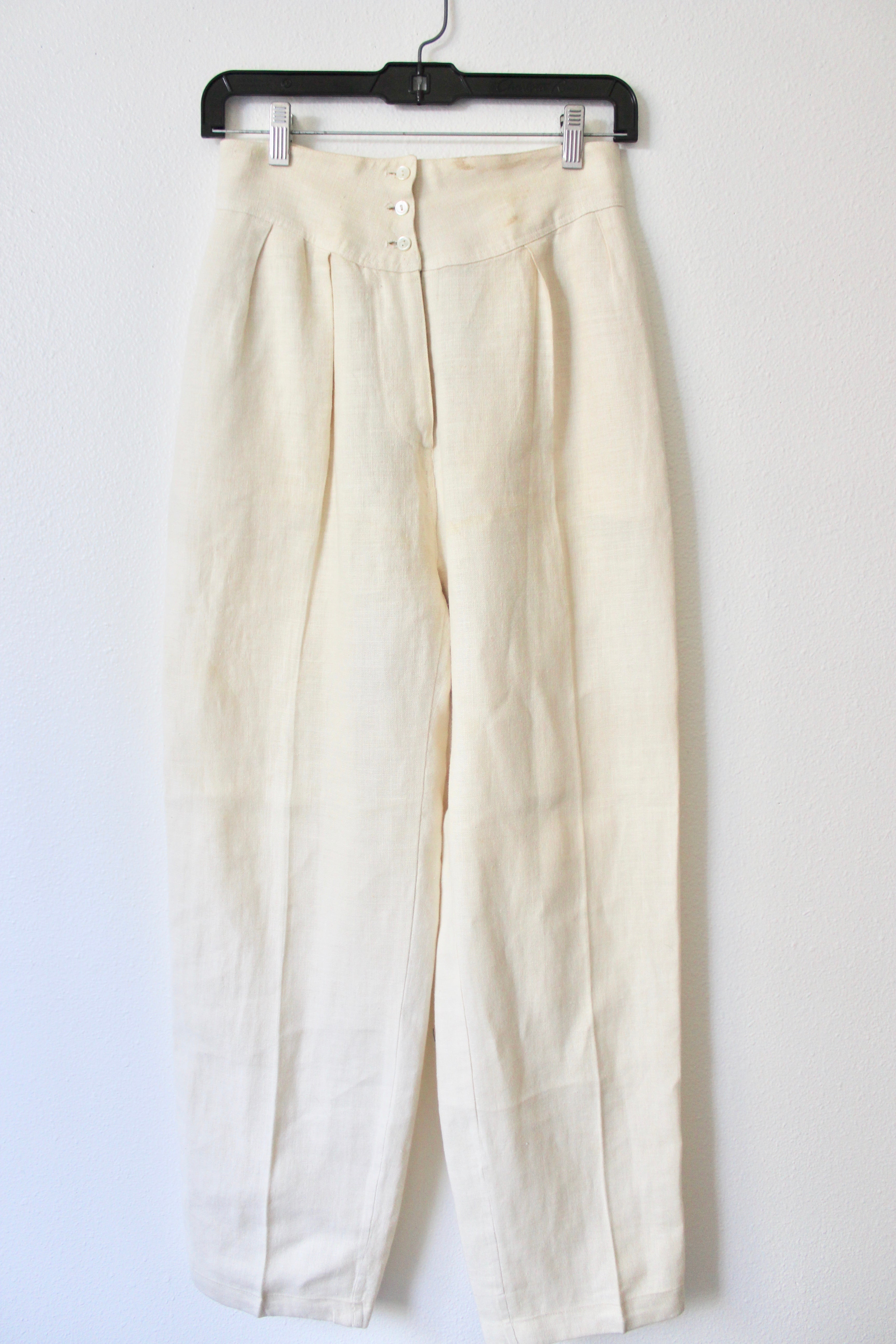 Vintage Linen Trousers