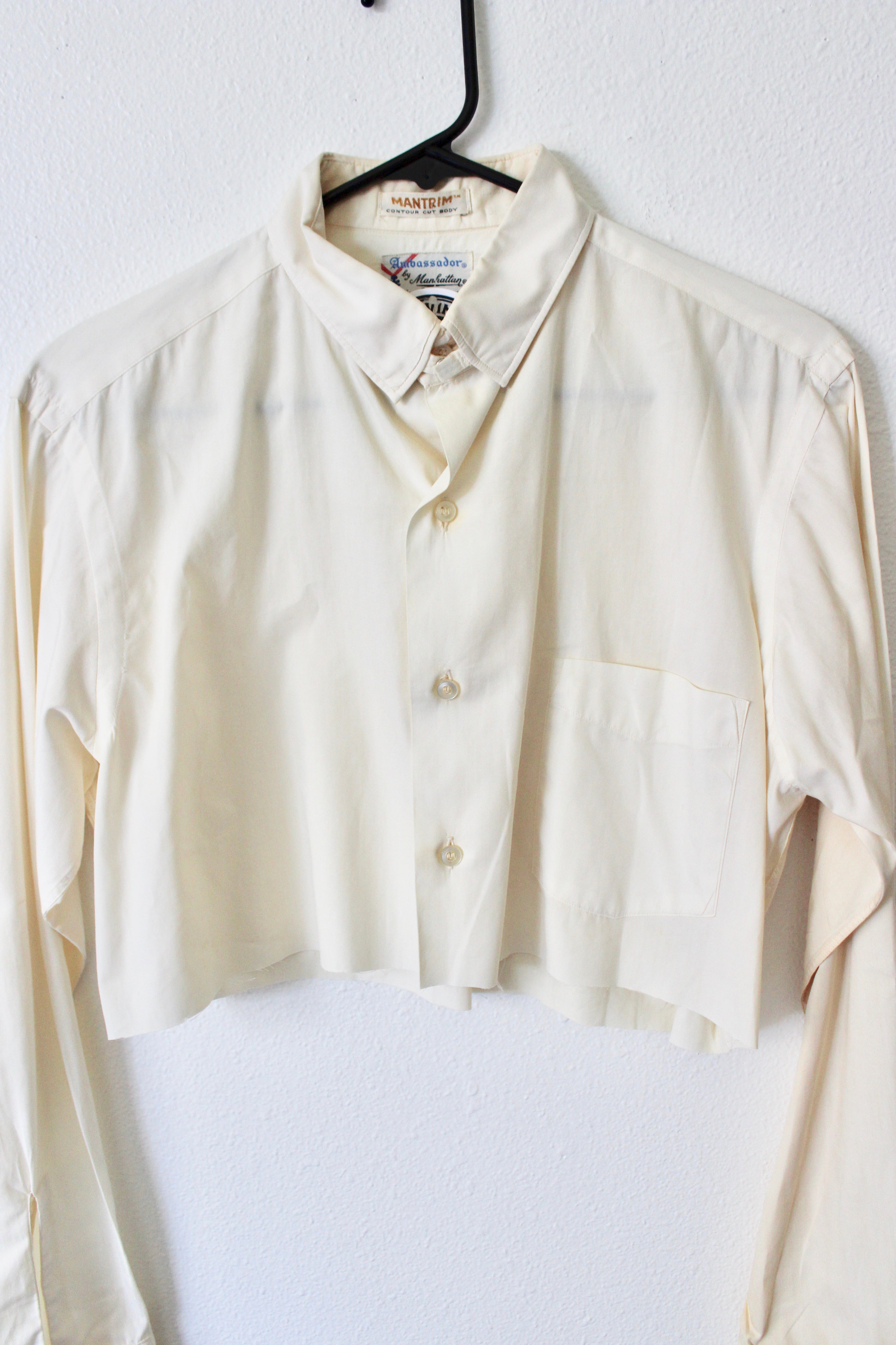 70's Cropped Button Down
