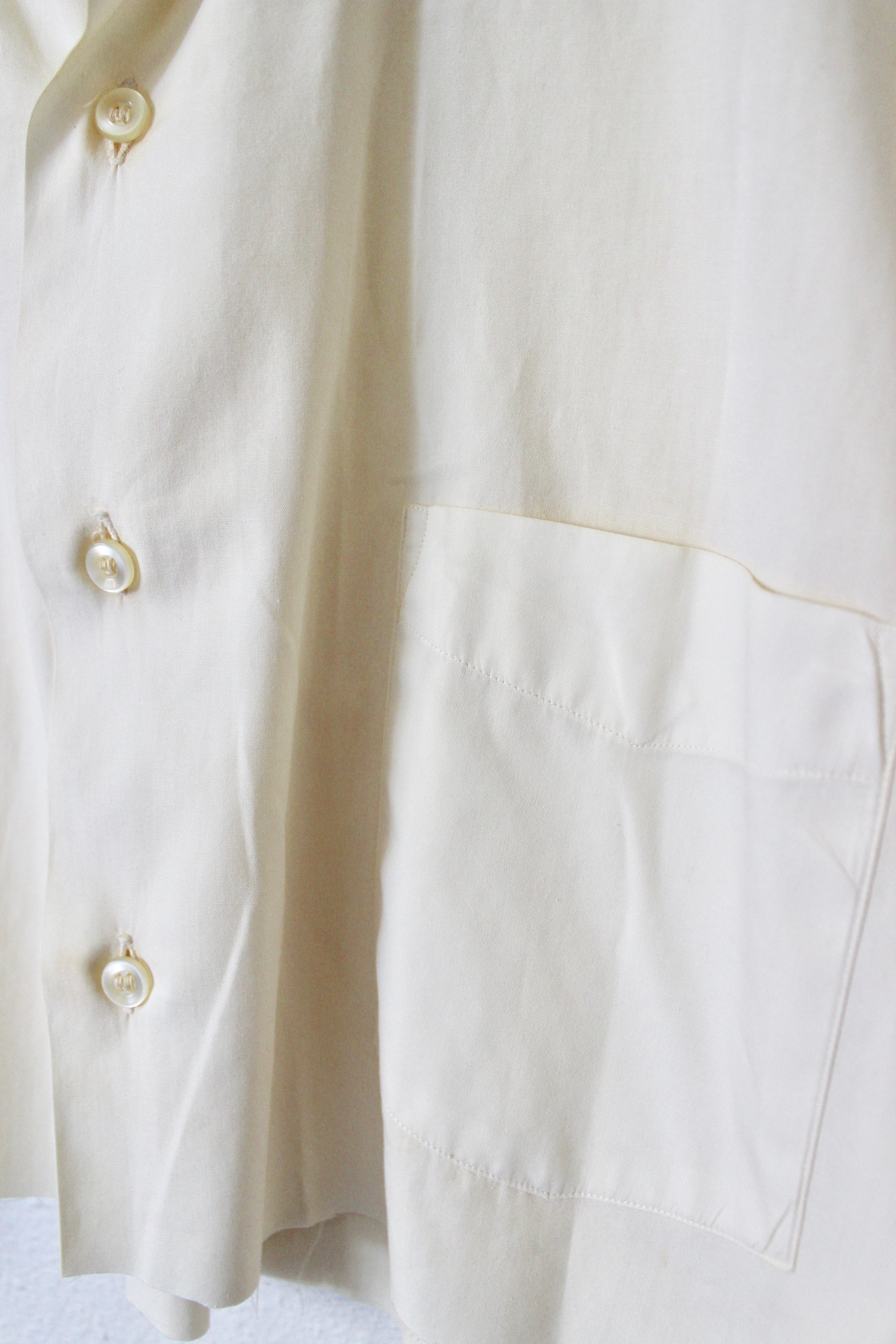 70's Cropped Button Down