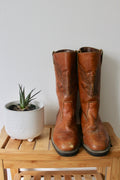 Vintage Eagle Leather Boots