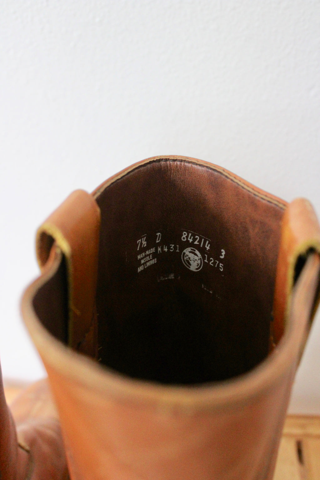 Vintage Eagle Leather Boots