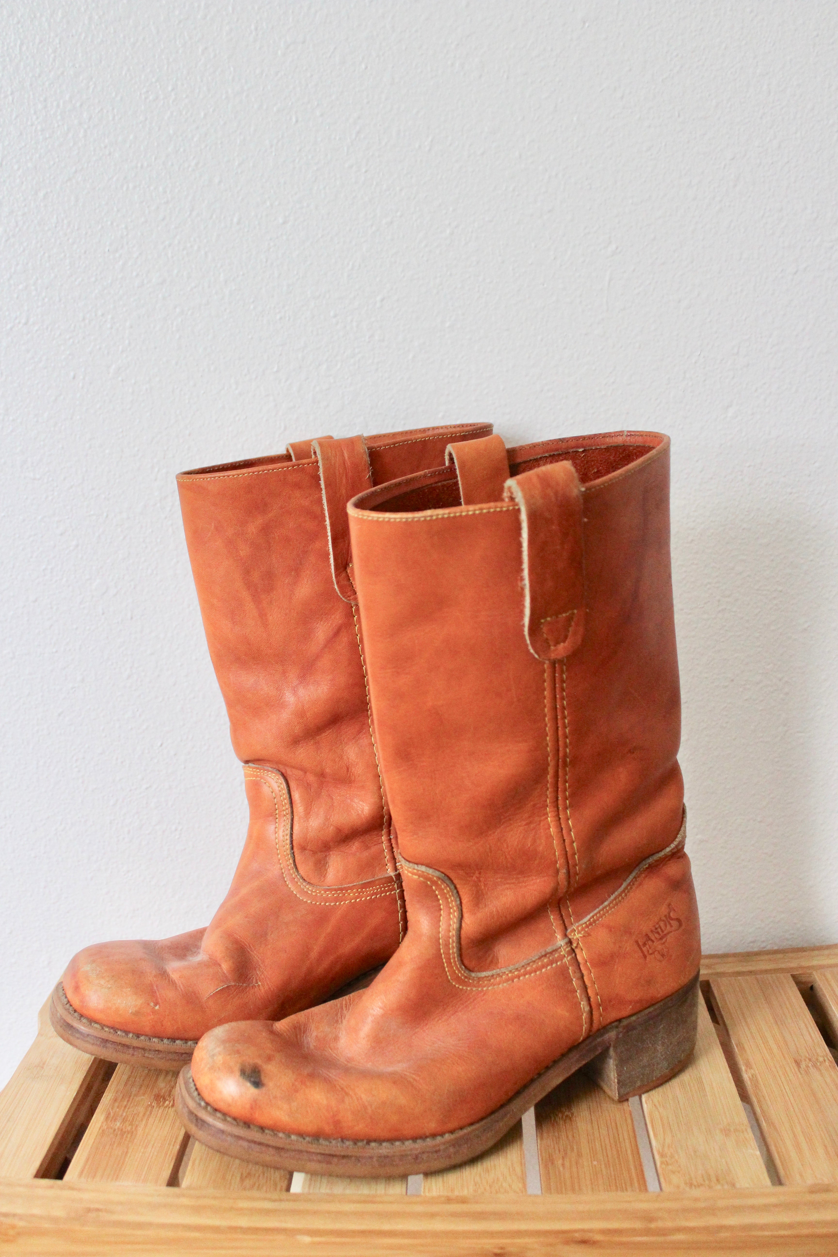 Vintage Landis Leather Boots