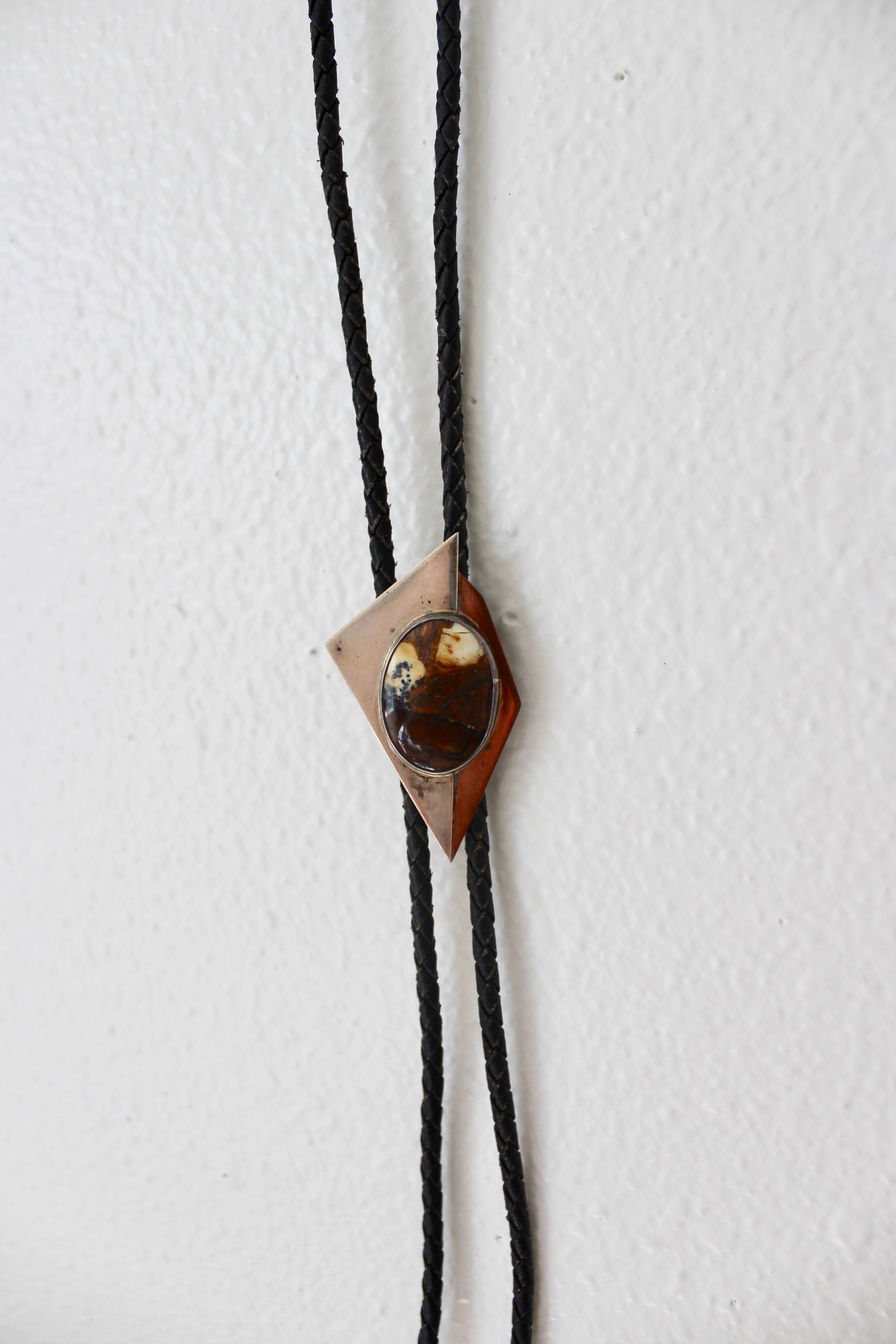Vintage Copper Bolo Tie