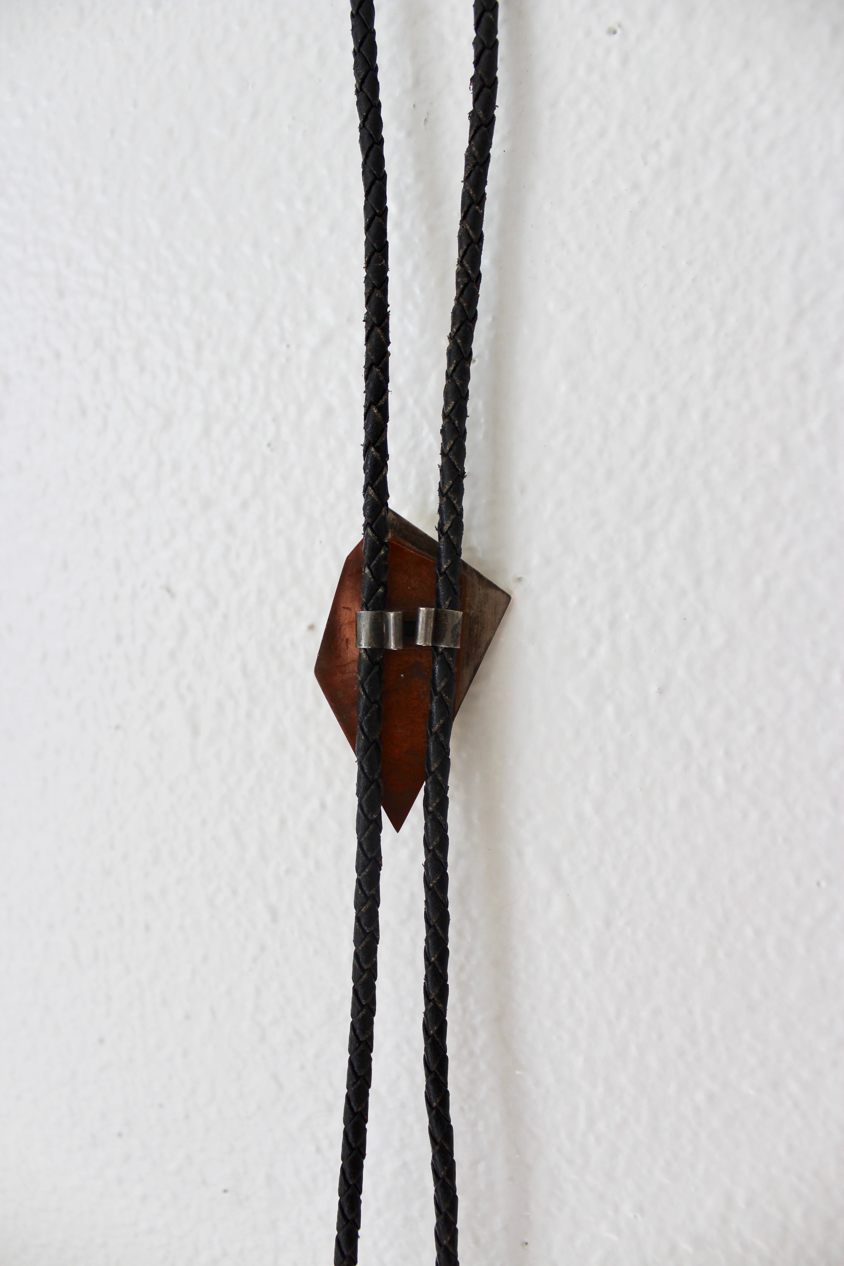 Vintage Copper Bolo Tie