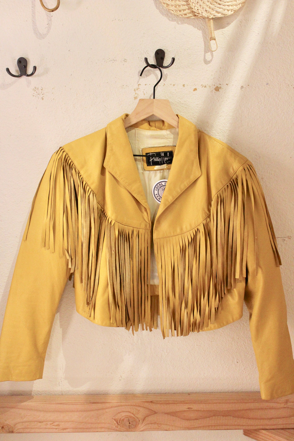 Vintage Cropped Leather Jacket