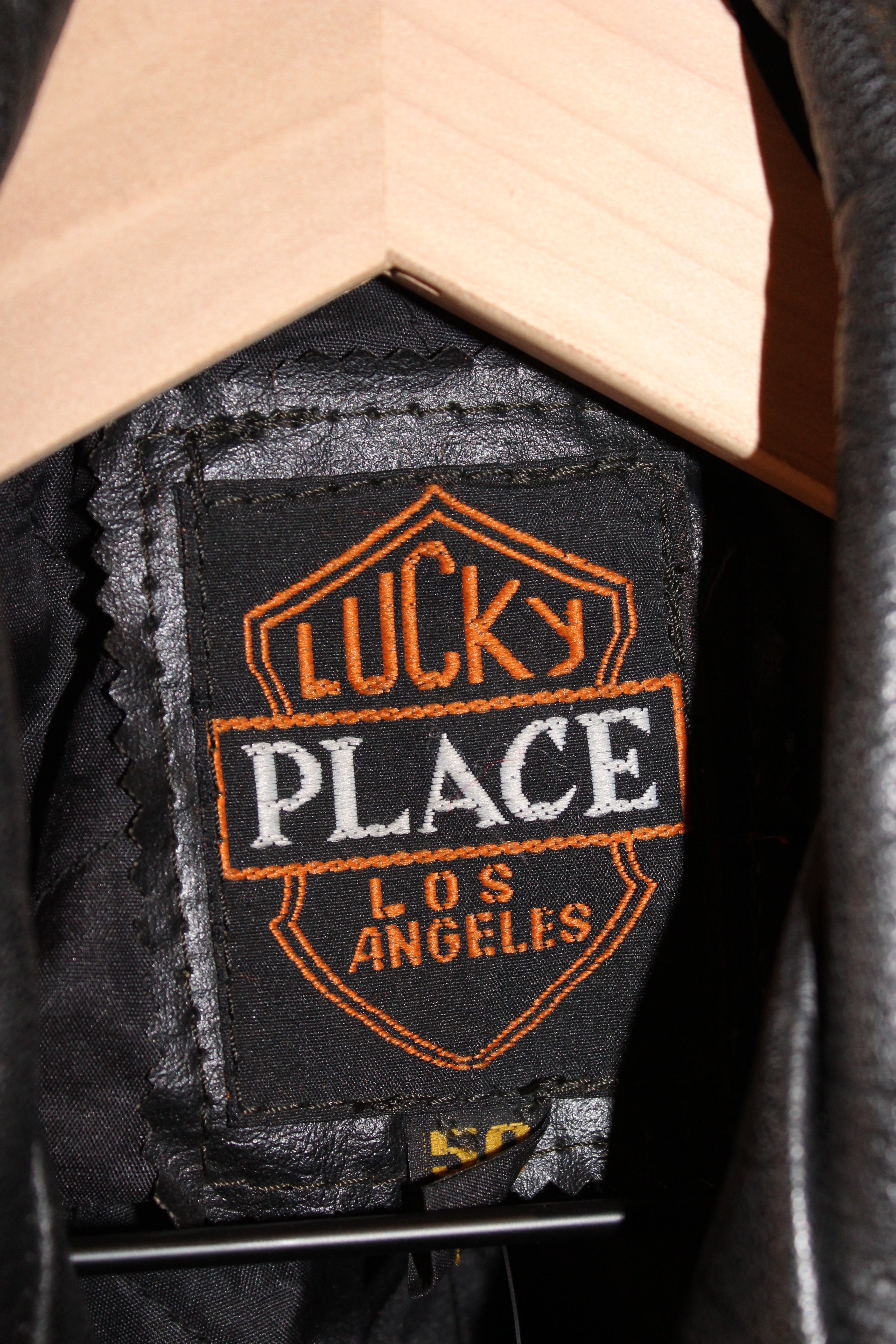 Vintage Lucky Place Leather Jacket