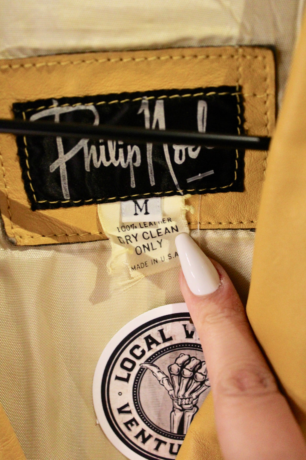 Vintage Cropped Leather Jacket